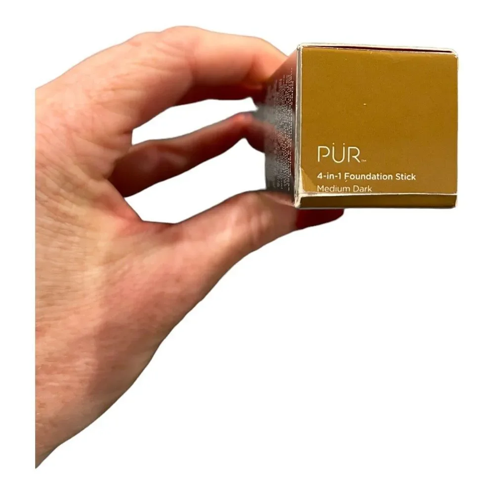 PUR MINERALS 4 IN 1 FOUNDATION STICK ~ MEDIUM DARK 0.3 OZ New In Box